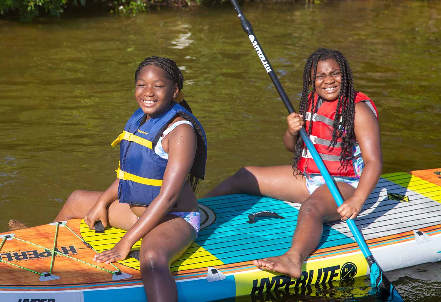 Paddle boarding