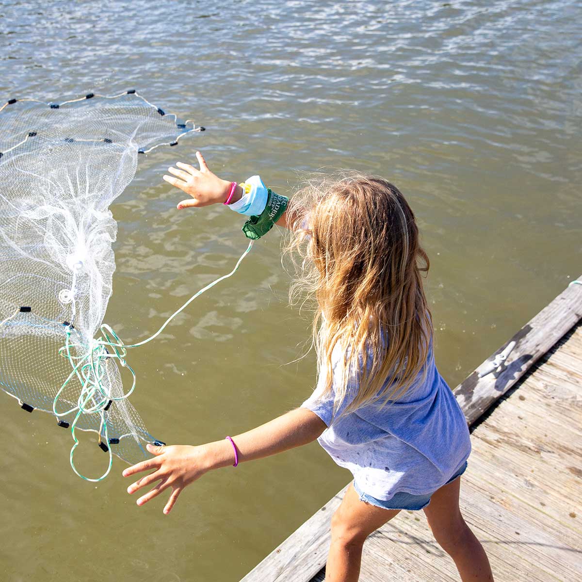 Learn cast netting activity