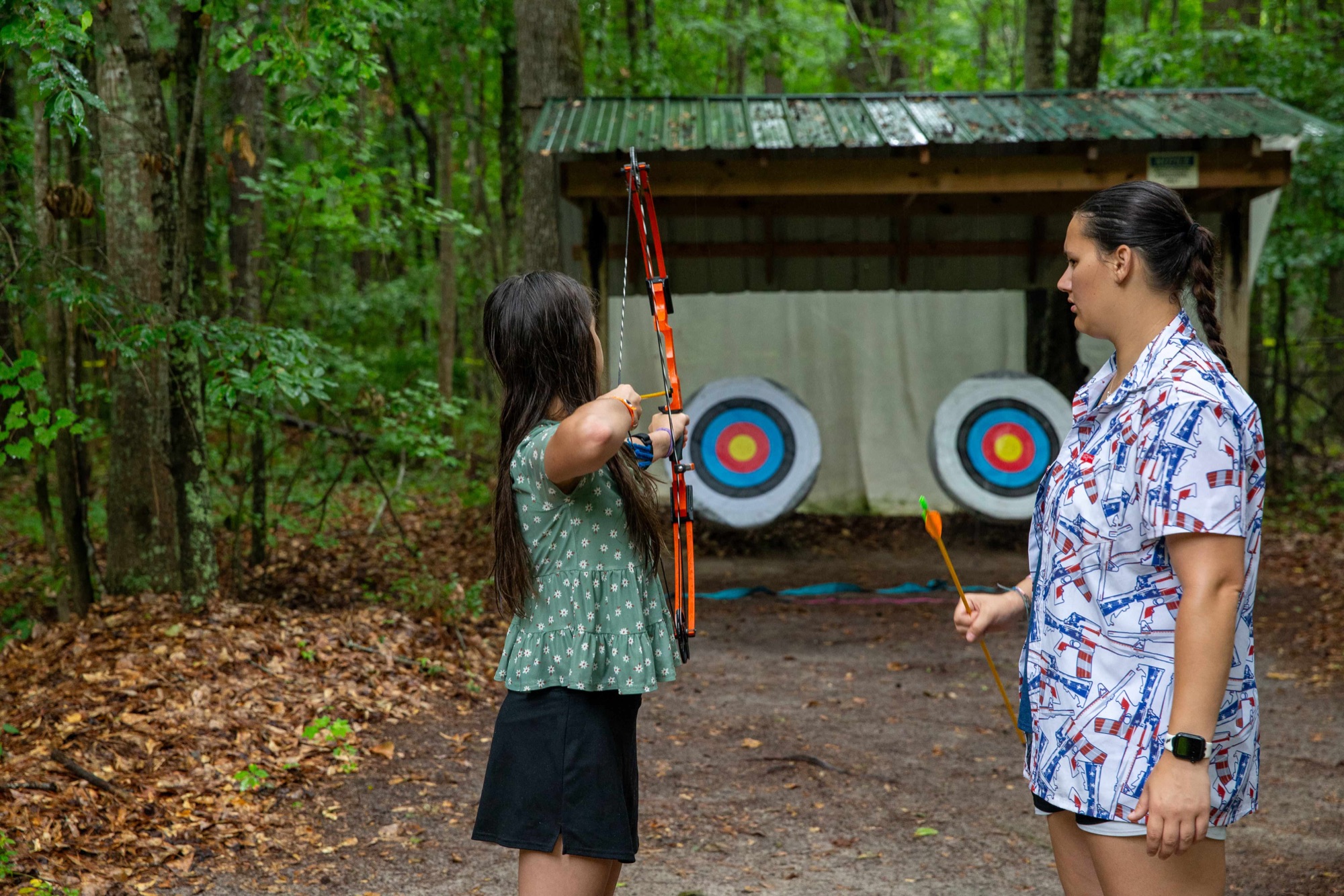 Hit a Bullseye at the Archery Range activity